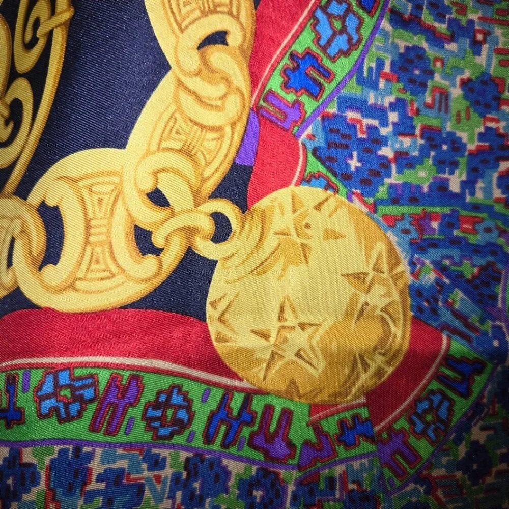 EUC Authentic Celine Silk Scarf